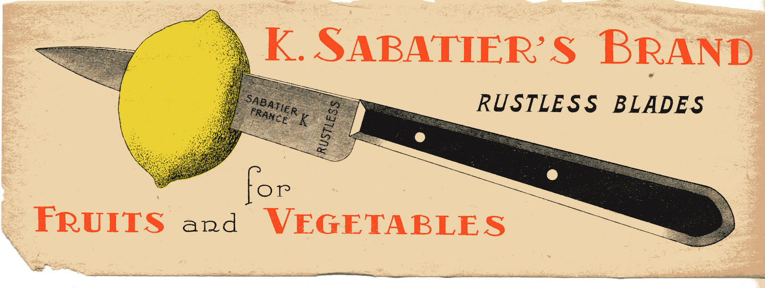 Stainless Steel Sabatier knife